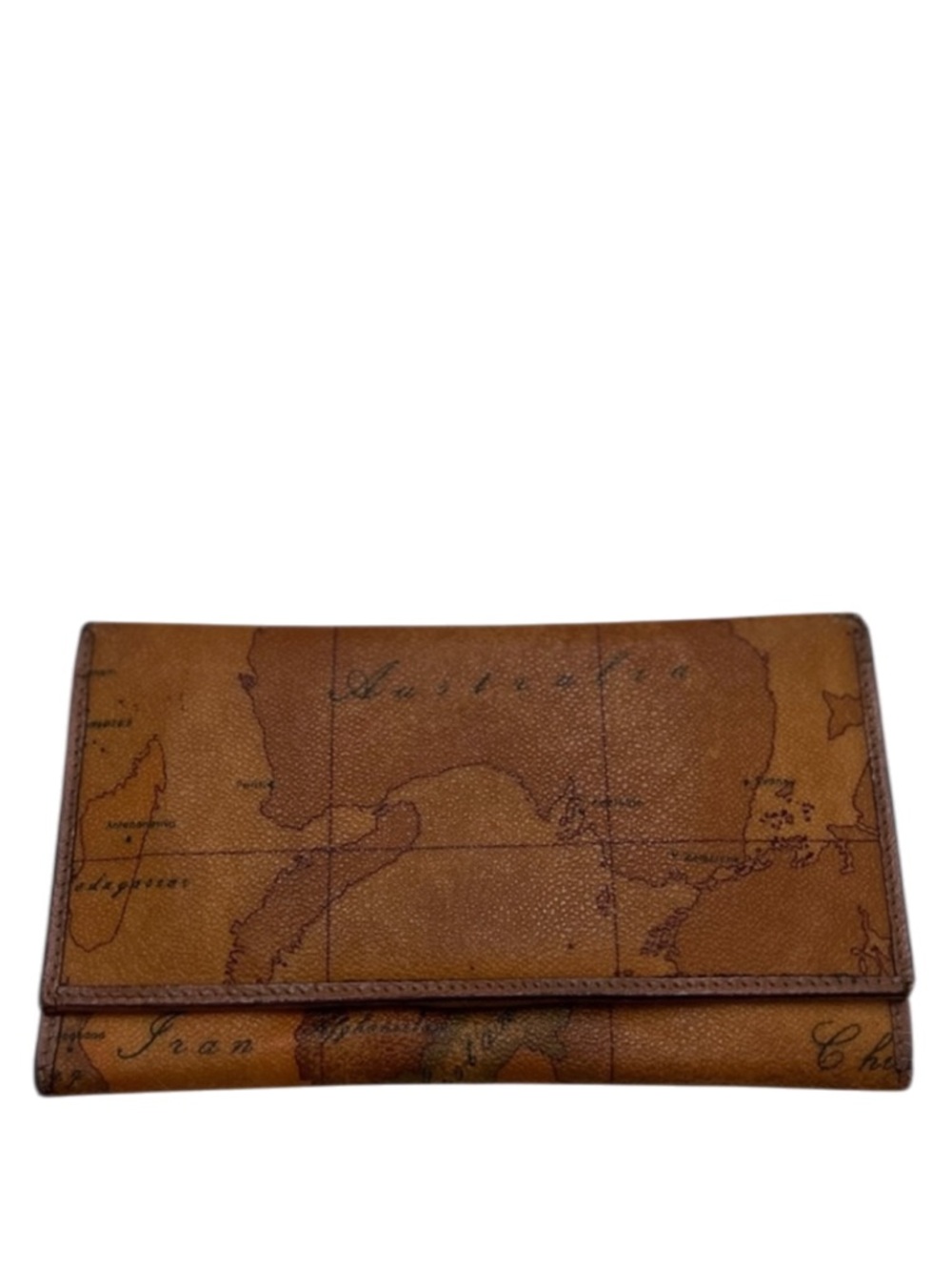 ALVIERO MARTINI - BROWN TAN PRIMA 1A CLASSE LONG BIFOLD WALLET